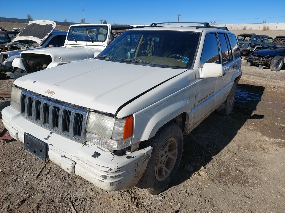 1998 Jeep Grand Cherokee ZJ White PW1