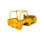 1997-2001 Jeep Wrangler TJ Tub Grade A Solar Yellow with Roll Bar Body