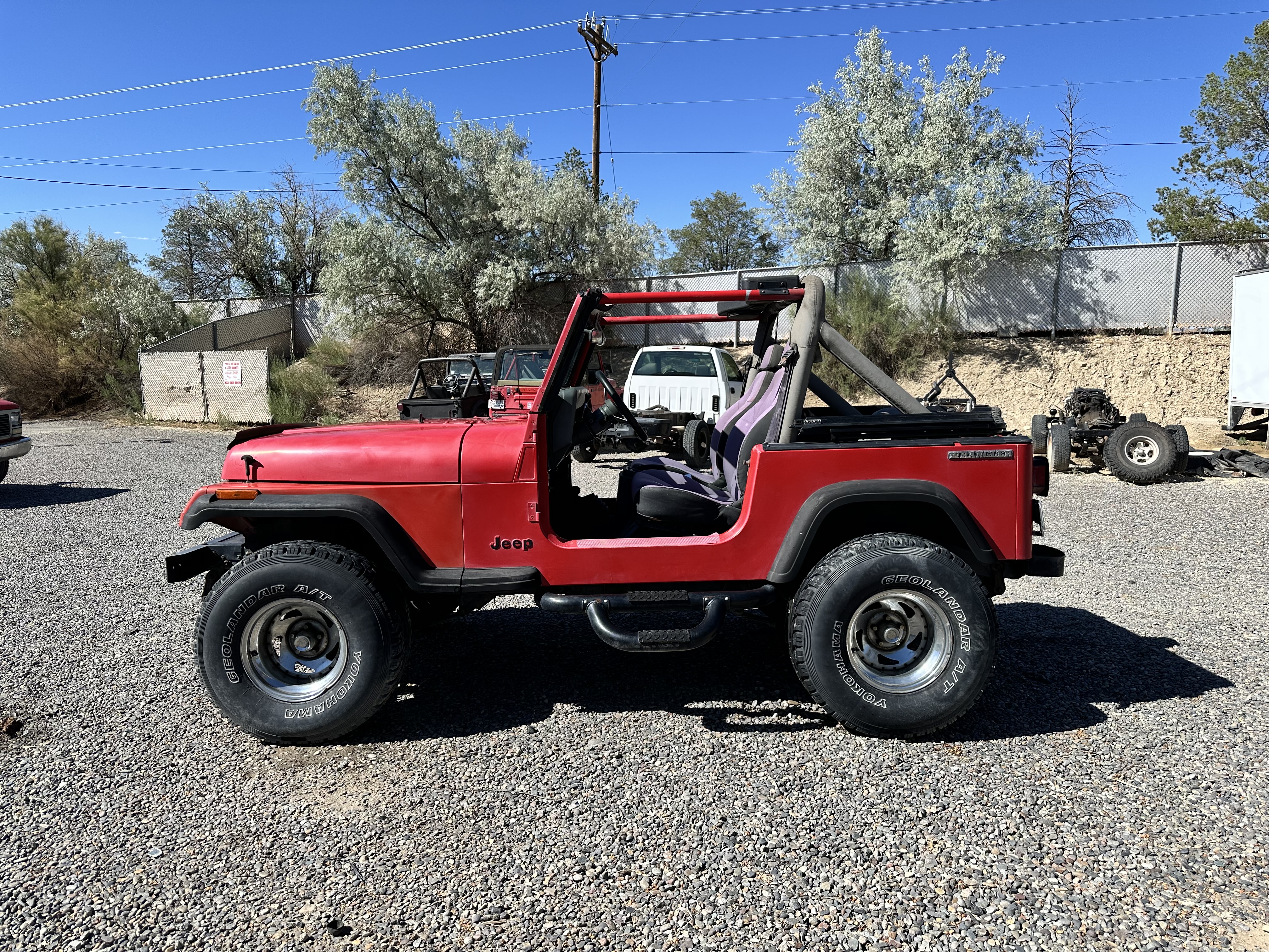 1989 Jeep Wrangler YJ 4.2 Automatic 107K Rust Free Runs and Drives