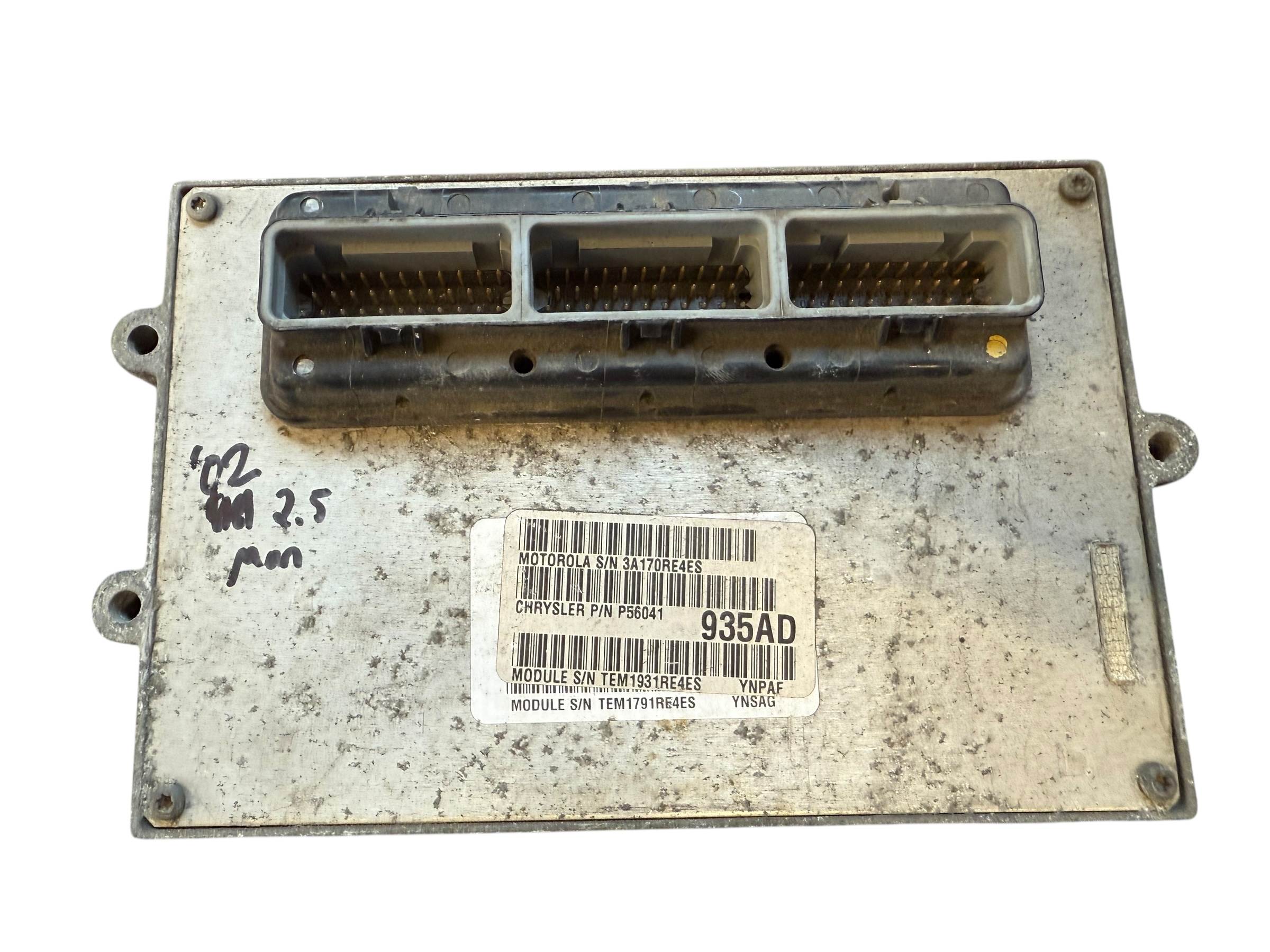 56041935 2002 Wrangler TJ 2.5L ECM Manual Federal 4WD 