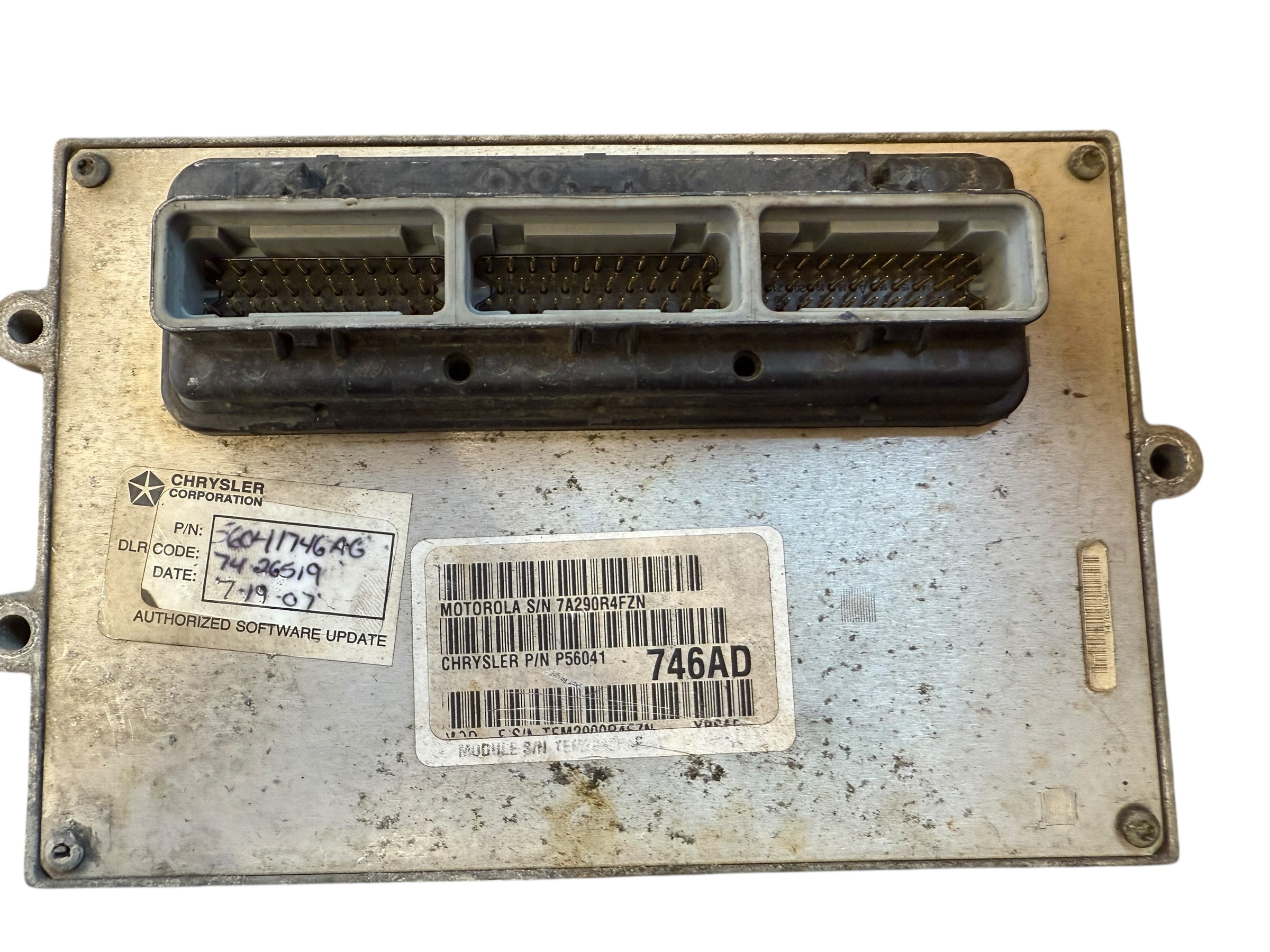 56041746 2001 Wrangler TJ ECM Engine Computer 4.0L Automatic 