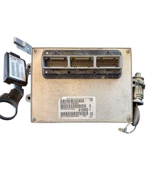2004 Jeep Wrangler Rubicon Engine Computer ECM PCM Security Immobilizer Chipped Key 56044419AD 56010209AC