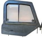 Jeep Wrangler TJ LJ Black Half Door Upper Set Glass Uppers Sliding Window