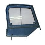 Jeep Wrangler TJ LJ Black Half Door Upper Set Glass Uppers Sliding Window