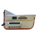 Jeep Wrangler TJ LJ Half Doors Door Set Driver Passenger Red Tan Panels 1997-2006