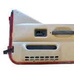 Jeep Wrangler TJ LJ Half Doors Door Set Driver Passenger Red Tan Panels 1997-2006