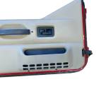 Jeep Wrangler TJ LJ Half Doors Door Set Driver Passenger Red Tan Panels 1997-2006