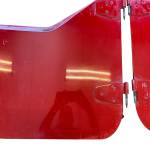 Jeep Wrangler TJ LJ Half Doors Door Set Driver Passenger Red Gray Panels 1997-2006