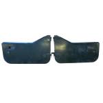 Jeep Wrangler YJ Half Doors Door Set Driver Passenger Black Tan Panels 1987-1995
