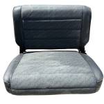 Jeep Wrangler YJ Black Rear Seat Jeep Logo Vinyl OEM 