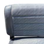 Jeep Wrangler YJ Black Rear Seat Jeep Logo Vinyl OEM 