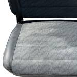 Jeep Wrangler YJ Black Rear Seat Jeep Logo Vinyl OEM 
