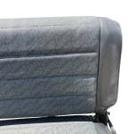 Jeep Wrangler YJ Black Rear Seat Jeep Logo Vinyl OEM 