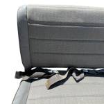 Jeep Wrangler YJ CJ7 Rear Seat Foldable Built in Brackets Lap Belts 