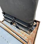 Jeep Wrangler YJ CJ7 Rear Seat Foldable Built in Brackets Lap Belts 
