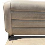 Jeep Wrangler YJ Rear Seat Ivory Tan Logo Vinyl 1987-1995