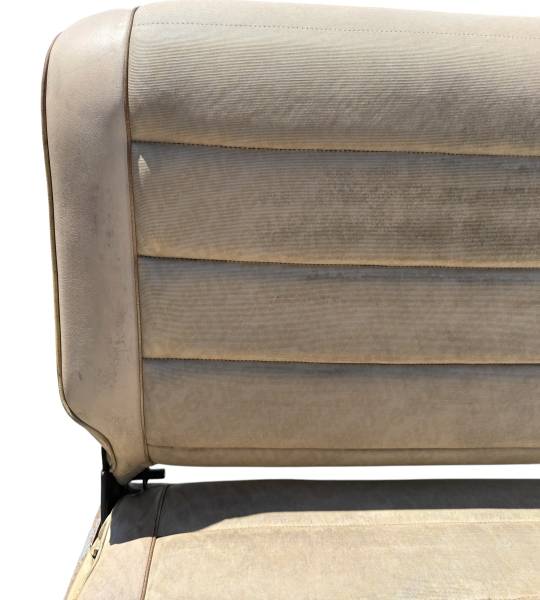 Jeep Wrangler YJ Rear Seat Ivory Tan Logo Vinyl 1987-1995