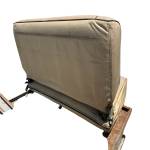 Jeep Wrangler YJ Rear Seat Ivory Tan Logo Vinyl 1987-1995