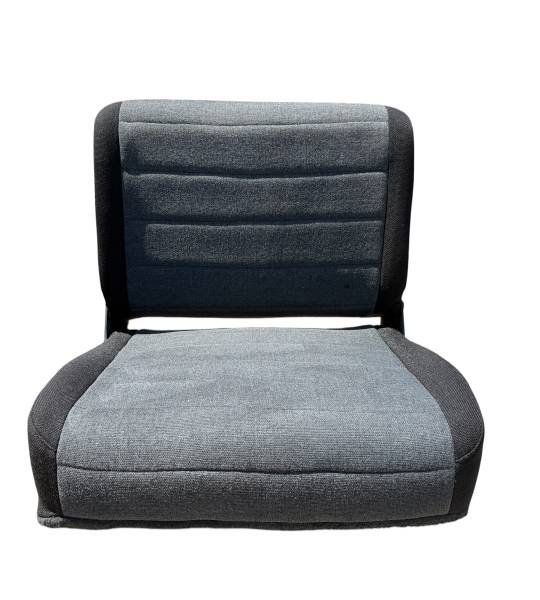 1987-1995 Jeep Wrangler YJ Rear Seat Tumble Black Gray Reupholstered