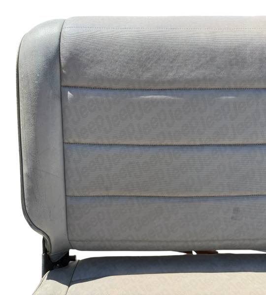 1987-1995 Jeep Wrangler YJ Rear Seat Gray/Grey Vinyl Jeep Logo OEM
