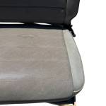 1987-1995 Jeep Wrangler YJ Rear Seat Gray/Grey Vinyl Jeep Logo OEM