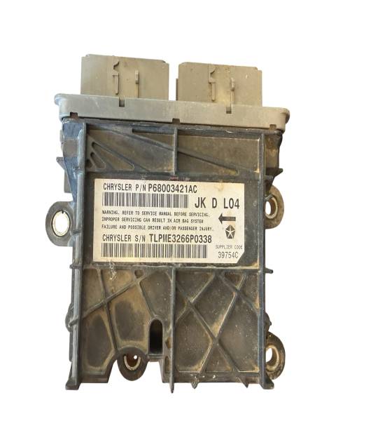2007 Jeep Wrangler Air Bag Control Module P68003421AC Occupant Restraint Module 