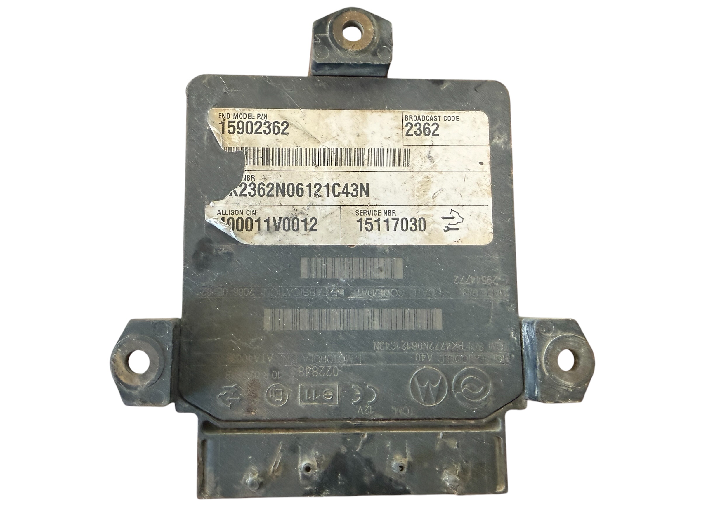 Allison Transmission TCM Trans Control Module 15902362
