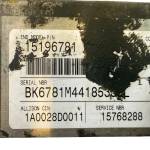 2001-2005 Chevrolet 6.6L Diesel Allison Transmission Control Module TCM 15196781