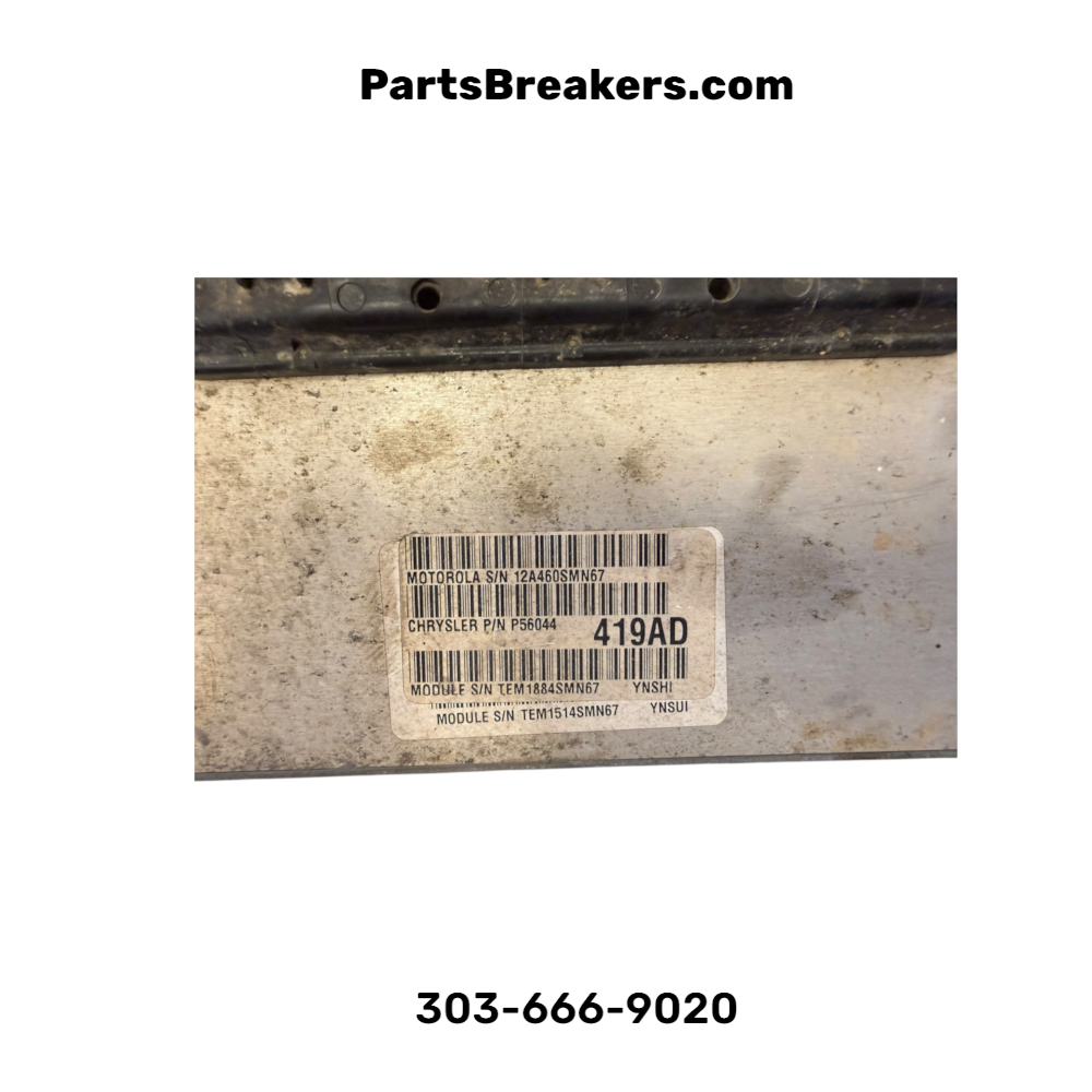 2004 Jeep Wrangler Engine Computer ECM PCM 56044419AD