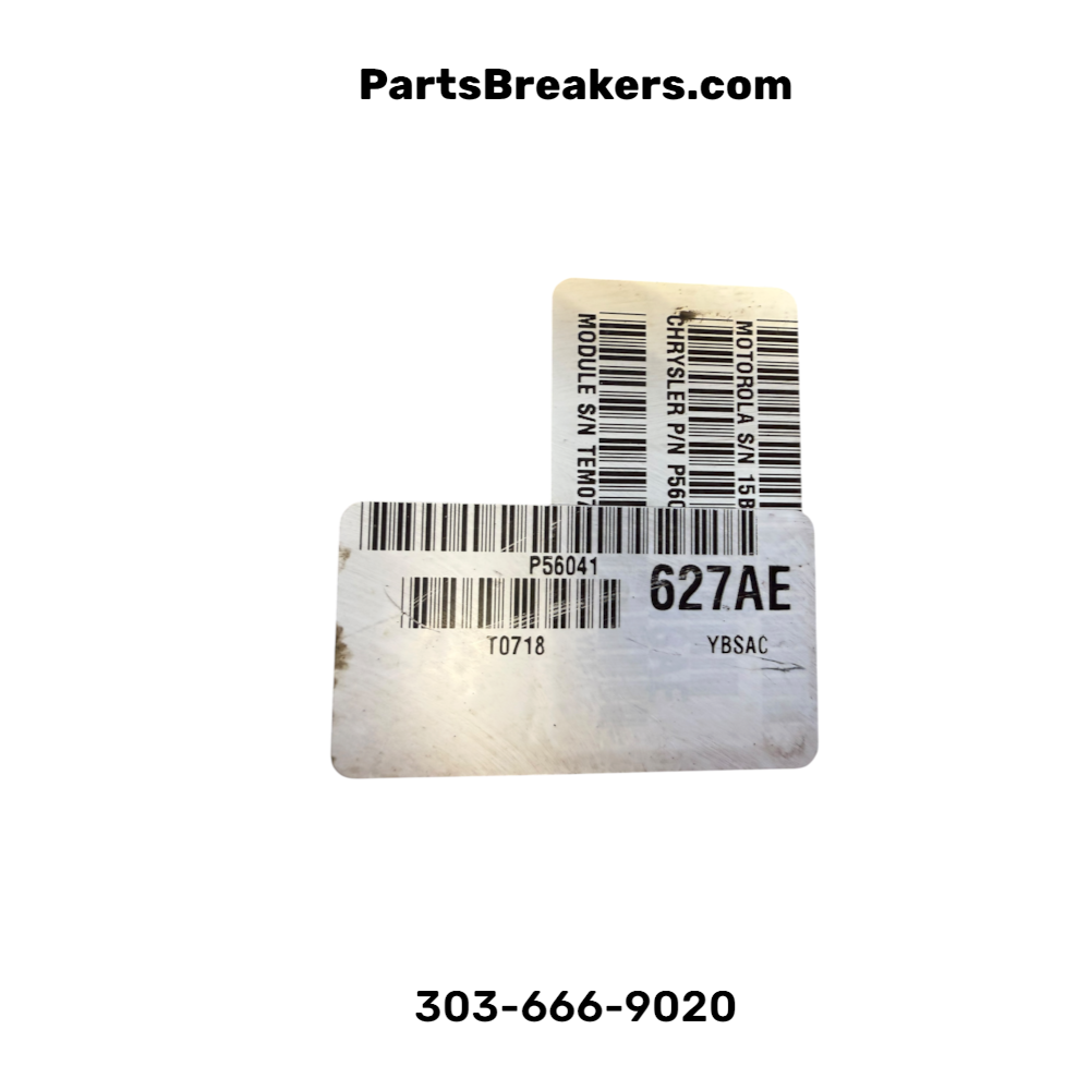 1998 Jeep Wrangler TJ Engine Control Module ECM PCM Computer 4.0L Automatic 56041627AE