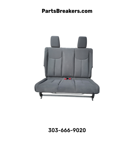 2011-2018 Jeep Wrangler JK 2-Door Rear Bench Seat Grey Cloth OEM