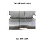 2003-2006 Jeep Wrangler TJ LJ Rear Bench Seat Dark Gray Black Leather OEM