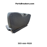 2003-2006 Jeep Wrangler TJ LJ Rear Bench Seat Dark Gray Black Leather OEM