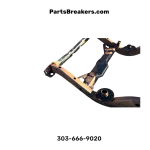 1997-2002 Jeep Wrangler TJ Frame 2.5L 4 Cylinder Grade B Chassis F9