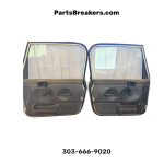 Jeep Wrangler TJ LJ Full Door Set Doors Driver Passenger Silverstone Metallic PS5