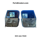 Jeep Wrangler TJ LJ Full Door Set Doors Driver Passenger Intense Blue Pearlcoat PB3 