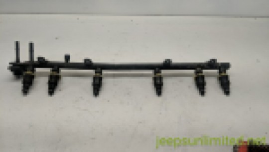 4.0 6 Cylinder Fuel Rail with Injectors 53030435 1991-1995