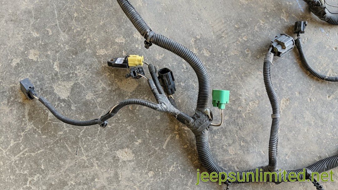 Headlight Front Grille Wiring Harness 2/4 Door 2011 JK 68054971AA