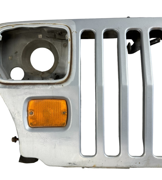 Wrangler YJ Grille Radiator Support Silver 87-95