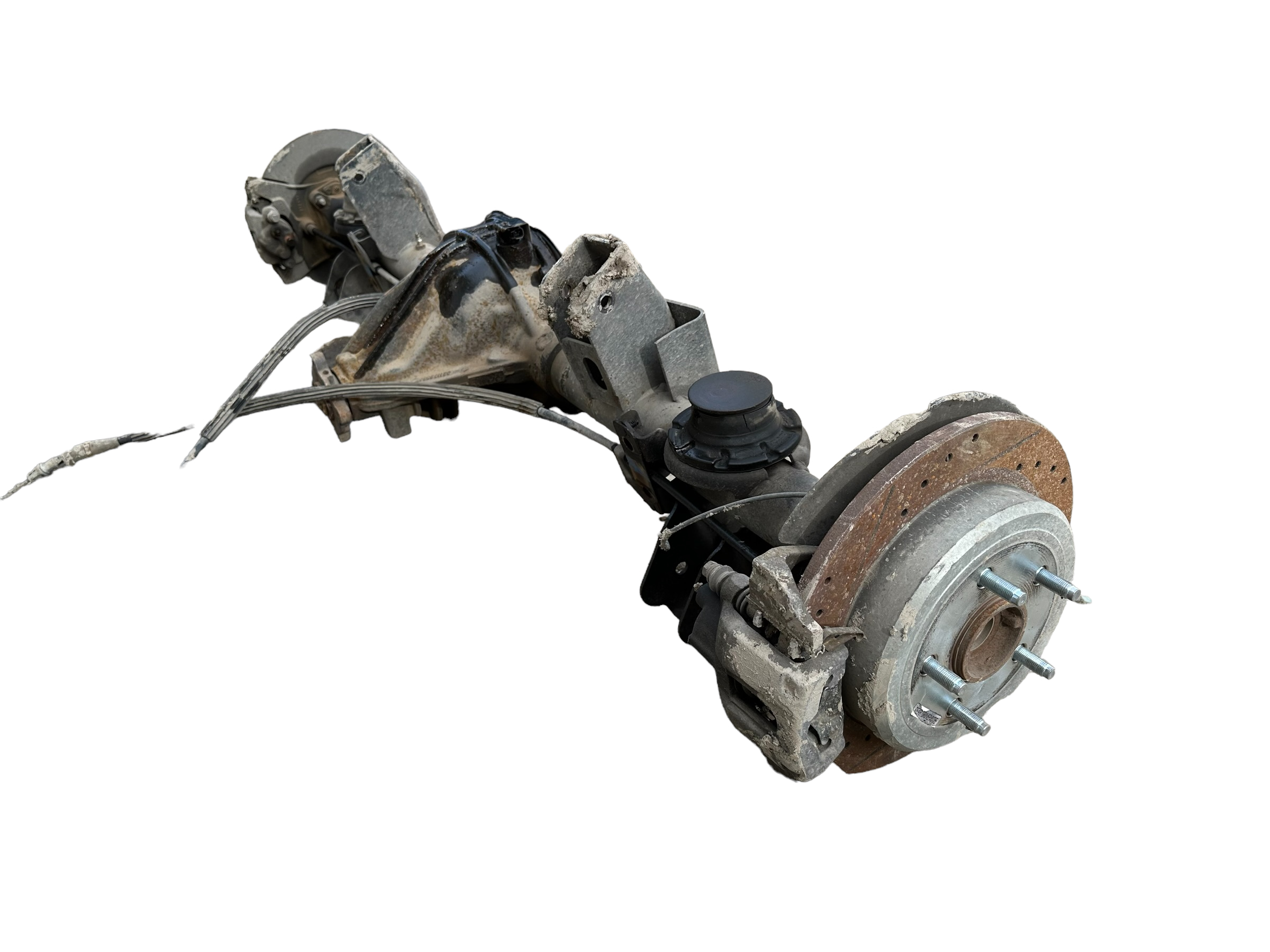 Grand Cherokee WK Hemi 3.73 Rear Axle Assembly Elec LTD Slip 20062010 Parts Breakers Rust