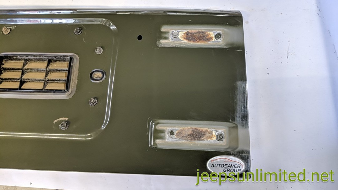 Wrangler JK Green Tailgate Shell Mopar OEM Paint Code PGK 68079246AB 20072018 Parts Breakers