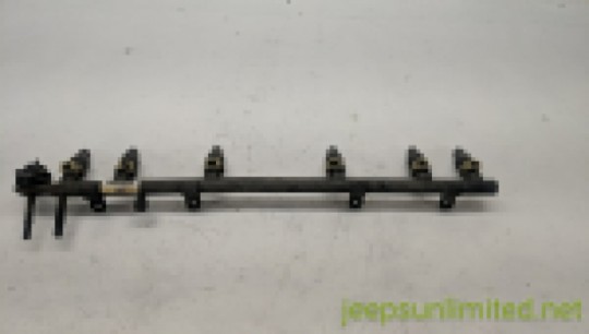 4.0 6 Cylinder Fuel Rail with Injectors 53030435 1991-1995