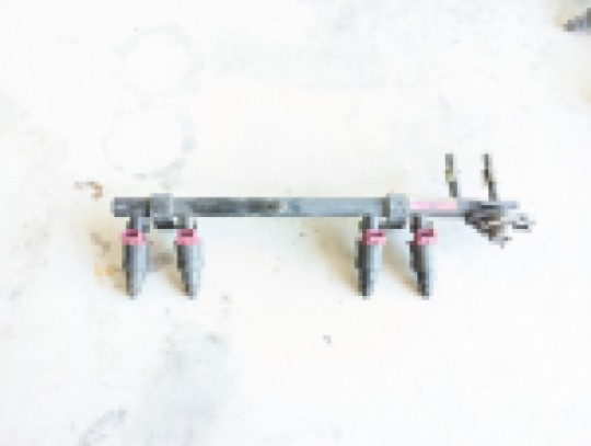 Jeep YJ XJ MJ 2.5L 4 Cylinder Fuel Rail with Injectors 53030437 1991-1995