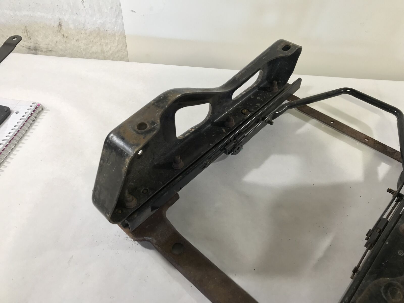 Wrangler TJ Seat Bracket Riser with Slider Front Driver Left Side 1997