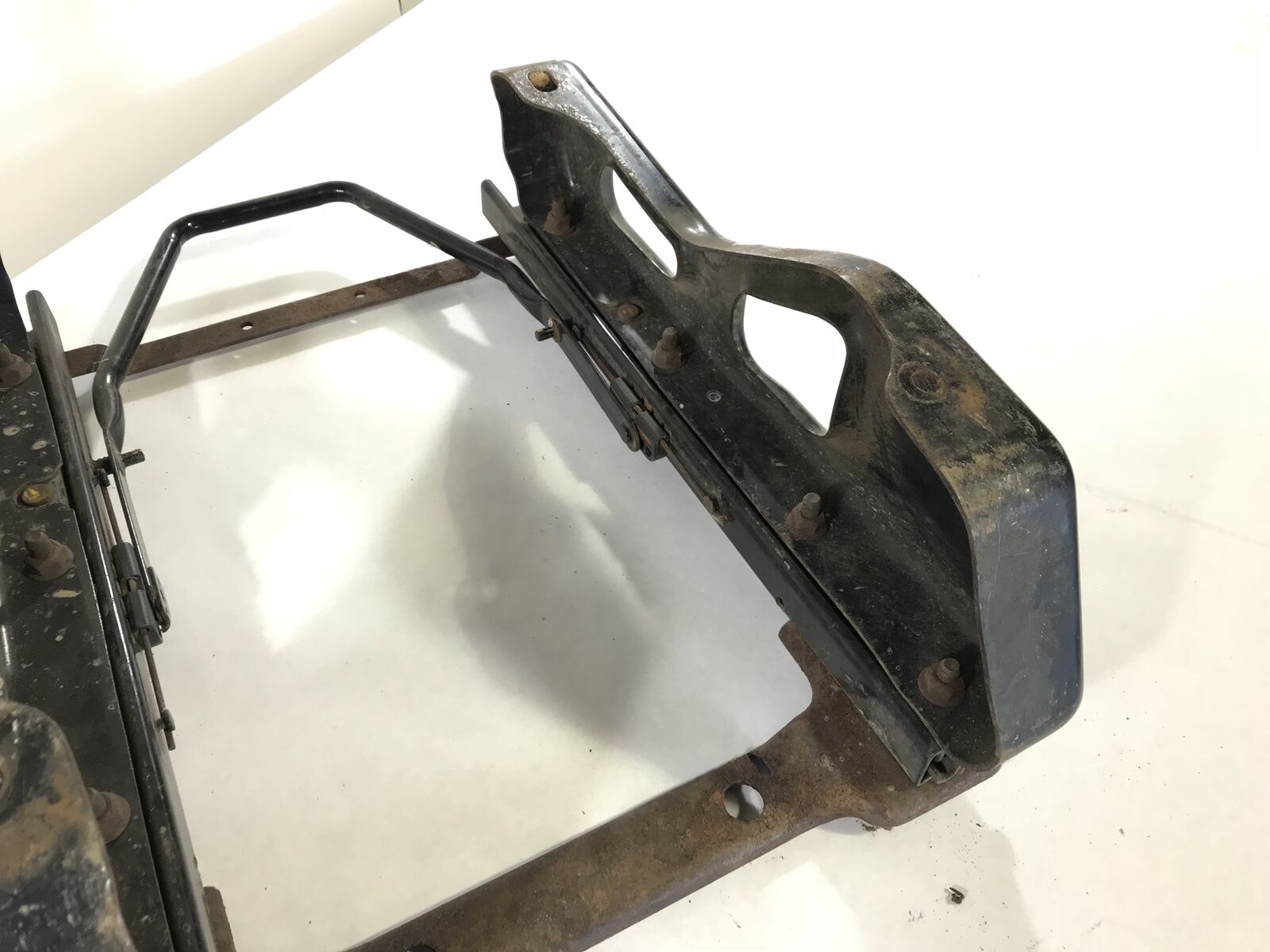 Wrangler TJ Seat Bracket Riser with Slider Front Driver Left Side 1997