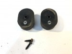 Spare Tire Rubber Bumpers 1.62 for Tail Gate w/ Torx Screws 87-06 YJ TJ LJ 55013350