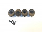 Wrangler YJ Spare Tire Rubber Bumpers 1.22 Tail Gate Torx Screws 1987-1995 55008263