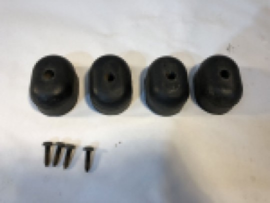 Wrangler TJ Tail Gate Rubber Bumpers for Spare Tire Carrier 1.5" with Torx Screws 55013350 