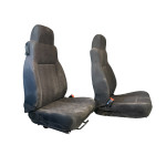 Wrangler TJ LJ Front Seat Set Black Agate with Sliders 2003-2006