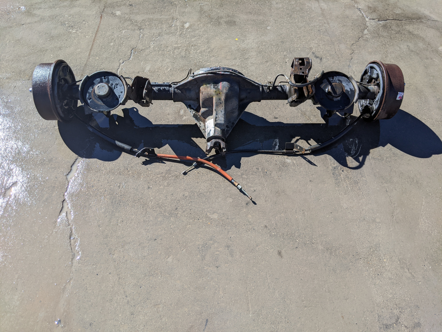 Wrangler TJ LJ 4.10 D35 Rear Axle Assembly Dana 35 1997-2006 - Parts ...